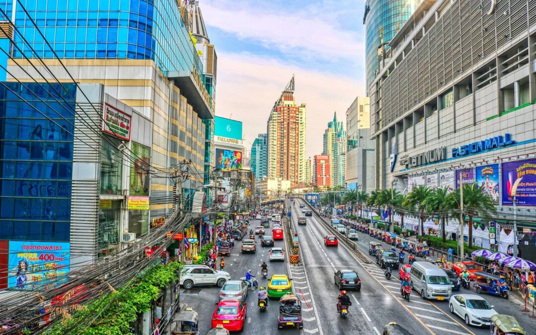 Exploring Bangkok in a rental car