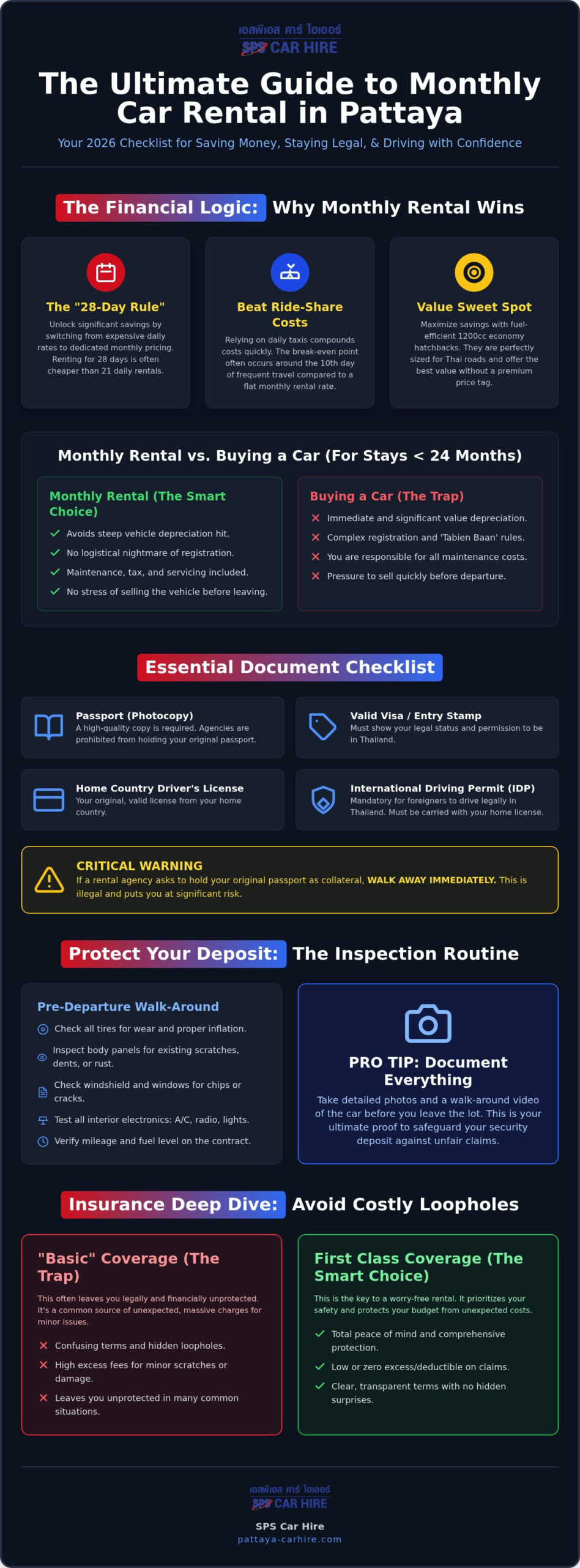 Monthly Car Rental Pattaya: The 2026 Essential Checklist for Thailand
