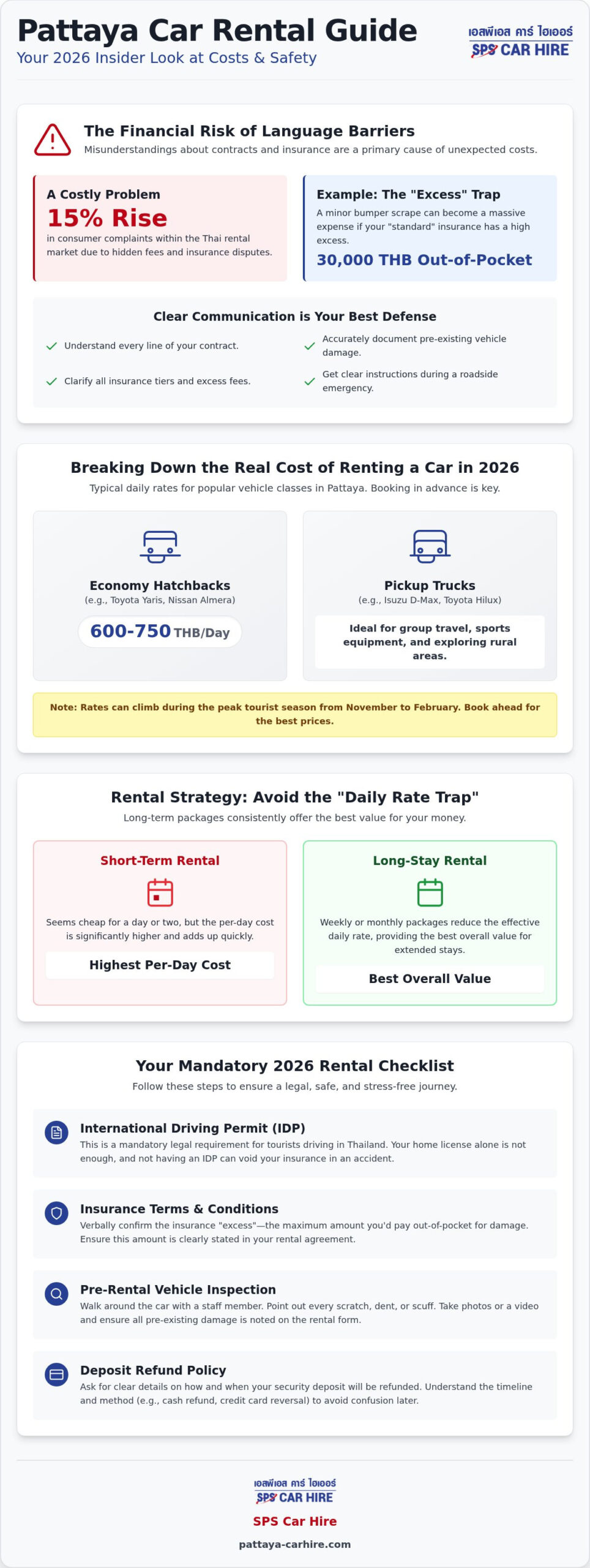 The Real Cost of English-Speaking Car Rental in Thailand: 2026 Guide
