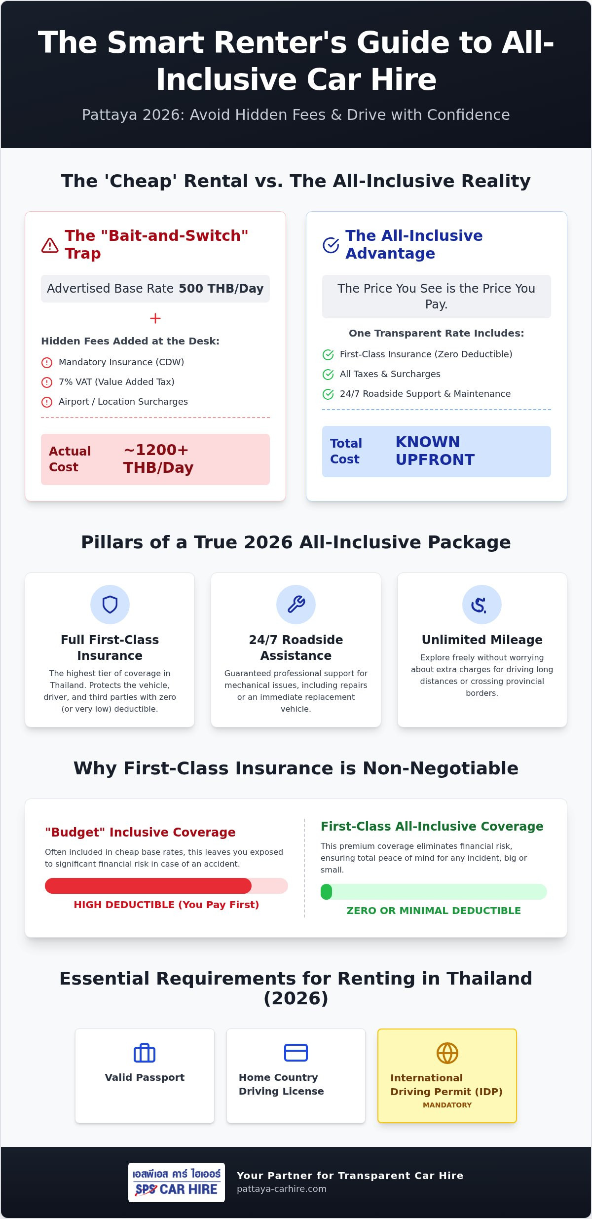 All-Inclusive Car Rental in Thailand: The Complete 2026 Guide to Worry-Free Hire